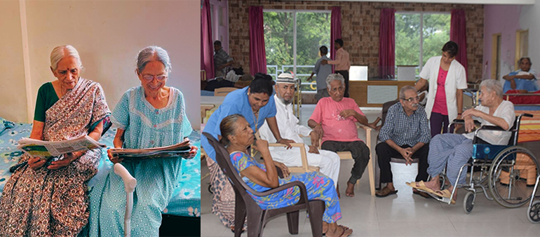 Old age home Bedridden service Provider